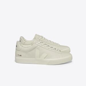 Veja Campo Furred Leather Pierre Off-White Sneakers